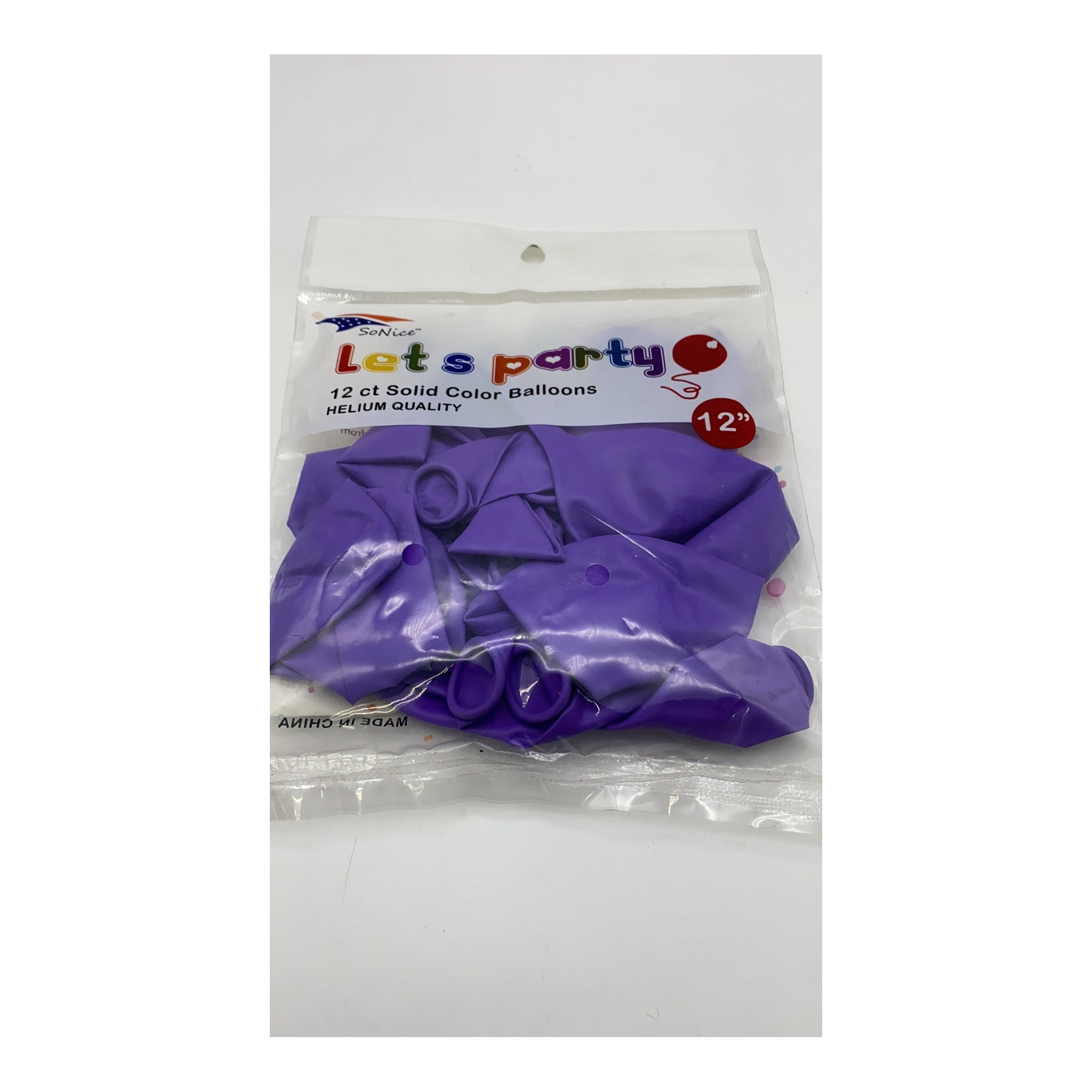 12"Balloons Lavender 12 ct